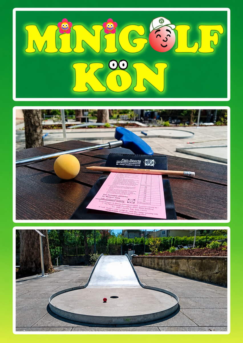 Minigolf geöffnet